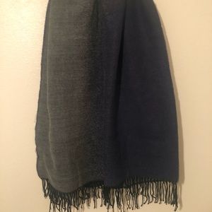 Navy Gradient Pashmina Scarf